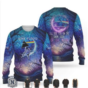 Pink Floyd Tree Moon Astronaut Dark Side Hoodie