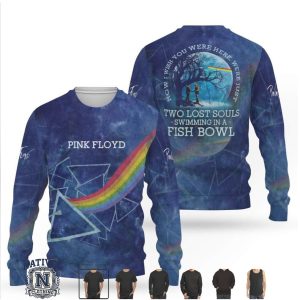 Pink Floyd Two Lost Souls Rainbow Prism Vintage Rock T Shirt