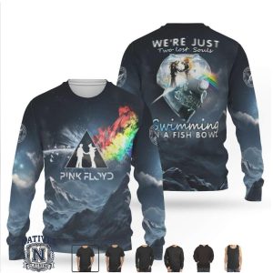 Pink Floyd Two Lost Souls Swimming Fish Bowl Graphic T Shirt