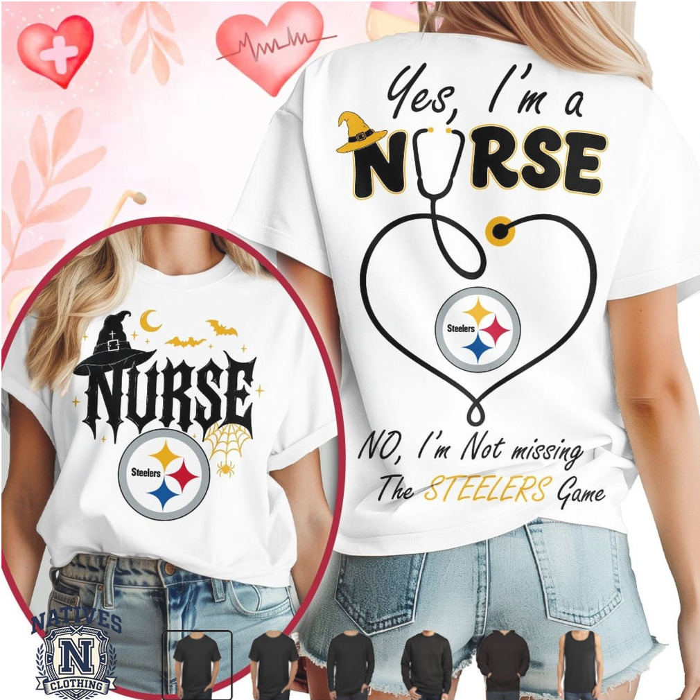 Pittsburgh Football Nurse Halloween Stethoscope Heart T Shirt Pittsburgh Football Nurse Halloween Stethoscope Heart T Shirt