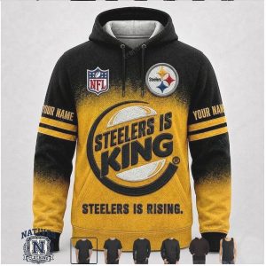 Pittsburgh Steelers Custom Name Steelers Is King Graphic Apparel
