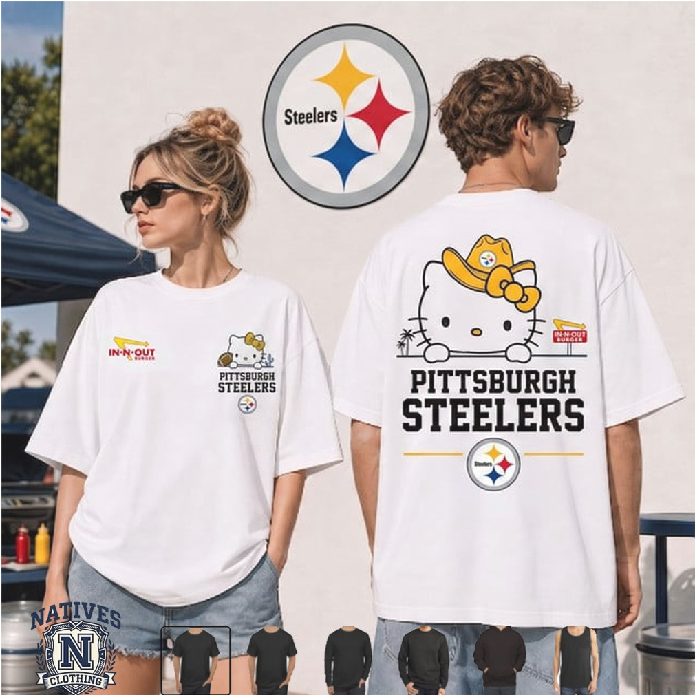 Pittsburgh Steelers Hello Kitty Cowboy Hat T Shirt Pittsburgh Steelers Hello Kitty Cowboy Hat T Shirt