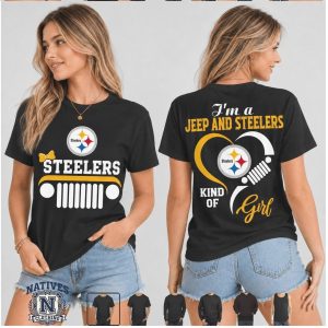 Pittsburgh Steelers Jeep Kind Of Girl Heart T Shirt