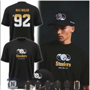 Pittsburgh Steelers Mac Miller 92 Football Jersey T Shirt