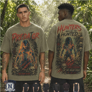Predator Thermal Vision Jungle Survival Hunted Graphic T Shirt
