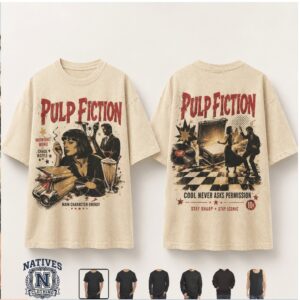 Pulp Fiction Mia Wallace Briefcase Chaos In Style Movie T Shirt