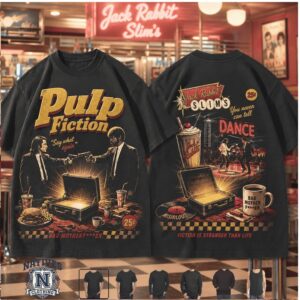 Pulp Fiction Retro Diner Movie Quote Vintage T Shirt