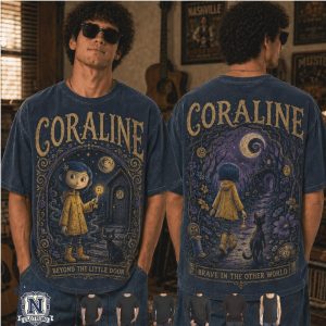 Coraline Yellow Raincoat Beyond The Little Door Vintage T Shirt