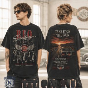 REO Speedwagon Take It On The Run Vintage Rock Band T Shirt