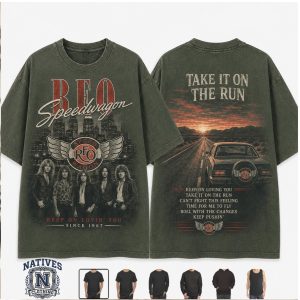 REO Speedwagon Take It On The Run Vintage Rock Band T Shirt