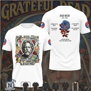 RIP Bob Weir Grateful Dead 1947 2026 Legend Memorial T Shirt