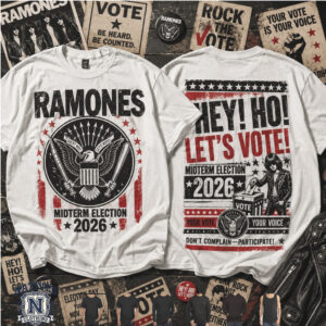 Ramones Midterm Election Voting Rock Band T Shirt