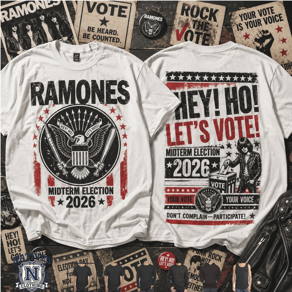 Ramones Midterm Election Voting Rock Band T Shirt Ramones Midterm Election Voting Rock Band T Shirt