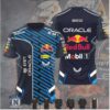 Red Bull Racing Grey Bull Camo Split Style Motorsport T Shirt Red Bull Racing Grey Bull Camo Split Style Motorsport T Shirt
