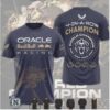 Red Bull Racing Max Verstappen Car Celebration Champion T Shirt Red Bull Racing Max Verstappen Car Celebration Champion T Shirt