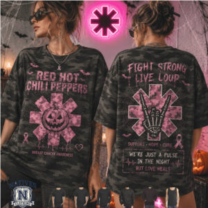 Red Hot Chili Peppers Breast Cancer Awareness Halloween T Shirt