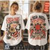 Red Hot Chili Peppers Fire Prevention Week Cartoon Graphic T Shirt Red Hot Chili Peppers Fire Prevention Week Cartoon Graphic T Shirt