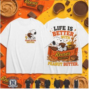 Reeses Peanut Butter Cup Snoopy Peanut Butter Besties T Shirt