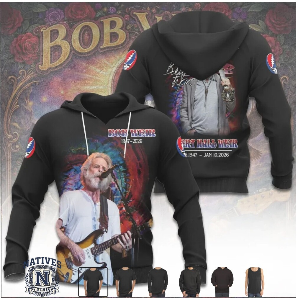 Remembering Bob Weir Robert Hall Grateful Dead Tribute T Shirt Remembering Bob Weir Robert Hall Grateful Dead Tribute T Shirt