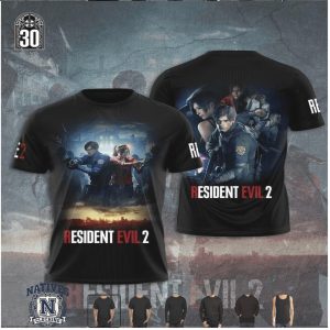 Resident Evil 2 Video Game Survival Horror Team T Shirt