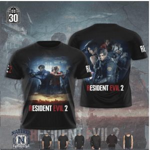 Resident Evil 2 Video Game Survival Horror Team T Shirt
