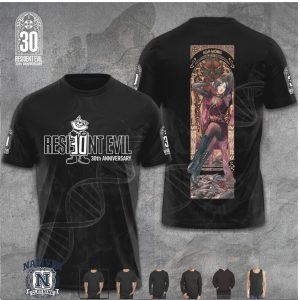 Resident Evil Ada Wong Gothic Stained Glass T Shirt