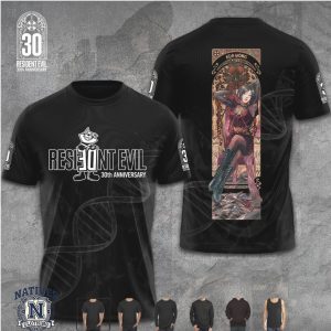 Resident Evil Ada Wong Gothic Stained Glass T Shirt