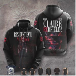 Resident Evil Claire Redfield Survival Horror Gaming Graphic T Shirt