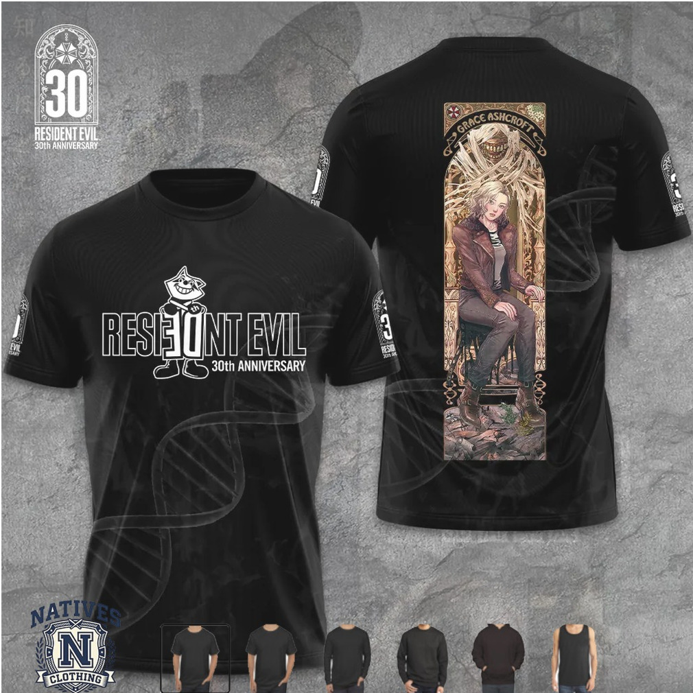 Resident Evil Grace Ashcroft Gothic Stained Glass T Shirt Resident Evil Grace Ashcroft Gothic Stained Glass T Shirt