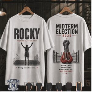 Rocky Balboa Midterm Election Every Round Counts T Shirt