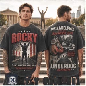 Rocky Philadelphia Underdog Mentality Boxing Movie T Shirt