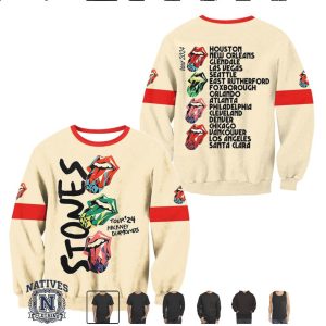 Rolling Stones Hackney Diamonds Tour 2024 Multi Tongue T Shirt