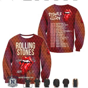 Rolling Stones Hackney Diamonds Tour 24 Graphic Rock T Shirt