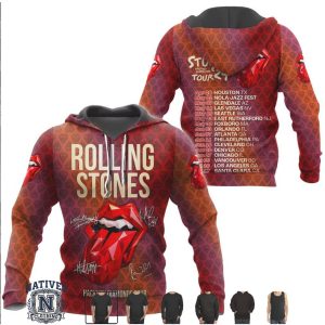 Rolling Stones Hackney Diamonds Tour 24 Graphic Rock T Shirt