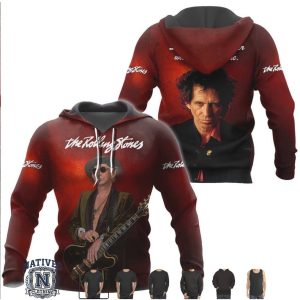 Rolling Stones Keith Richards Guitar Vintage Quote Rocker T Shirt