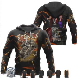 Rolling Stones Ridgedale Tour 2024 Hackney Diamonds Band T Shirt