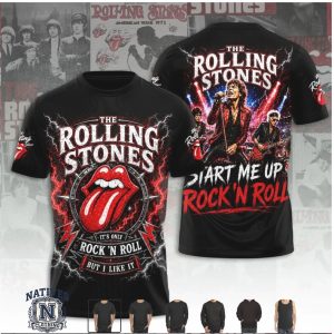 Rolling Stones Start Me Up Rock And Roll Tongue Graphic T Shirt