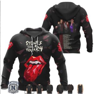 Rolling Stones Tour 2024 Hackney Diamonds Band Photo Tour T Shirt