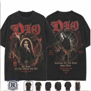 Ronnie James Dio Holy Diver Vintage Heavy Metal Music T Shirt