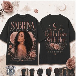 Sabrina Claudio Fall In Love With Her Tour T Shirt