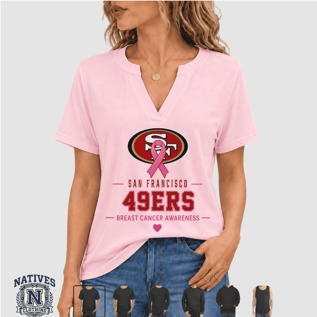 San Francisco 49ers Breast Cancer Awareness Faith T Shirt San Francisco 49ers Breast Cancer Awareness Faith T Shirt