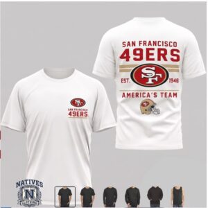 San Francisco 49ers Football America Team Vintage T Shirt