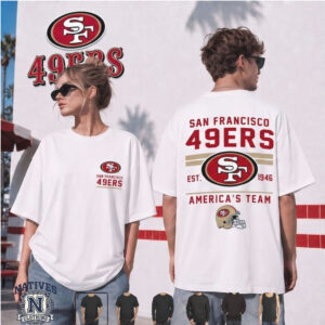 San Francisco 49ers Football America Team Vintage T Shirt