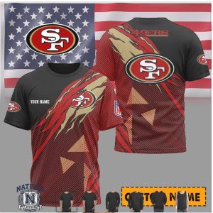 San Francisco 49ers Football Personalized Graphic T Shirt