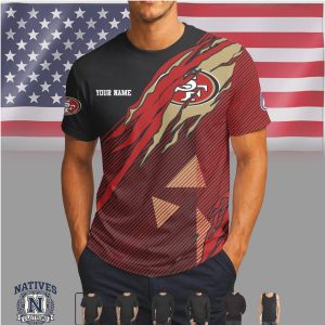 San Francisco 49ers Football Personalized Graphic T Shirt