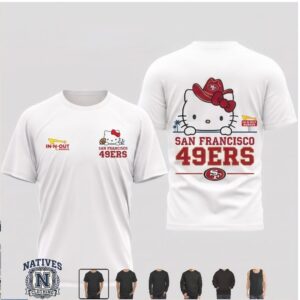 San Francisco 49ers Hello Kitty Cowboy Hat T Shirt