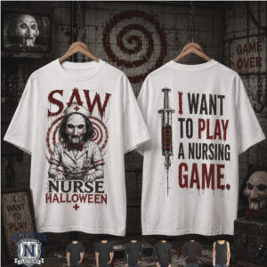 Saw Nurse Halloween Billy Puppet Spooky Costume T Shirt