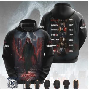 Scream 7 Ghostface Horror Movie Timeline Legacy Graphic T Shirt