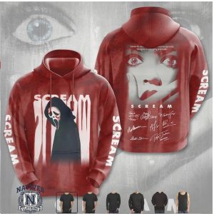 Scream 7 Ghostface Red Bloody Signature Legacy Horror Movie T Shirt