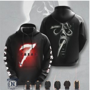 Scream 7 Ghostface The Legacy Ends Red Glowing Logo Horror T Shirt